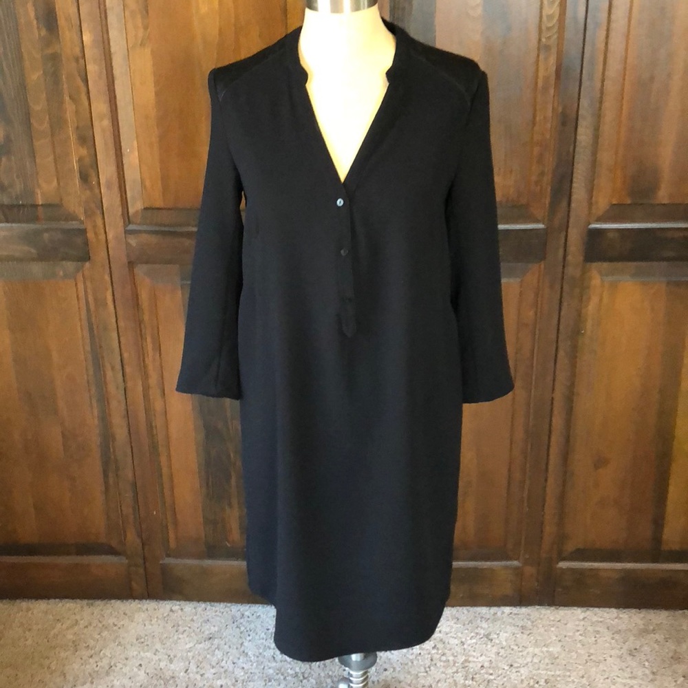 H&M black shift dress